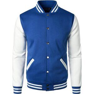 Man’s Varsity Baseball Jacket Cotton Blend Letterman Jackets